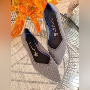 Rothy's The Point Flats in the Cloud Grey Birdseye